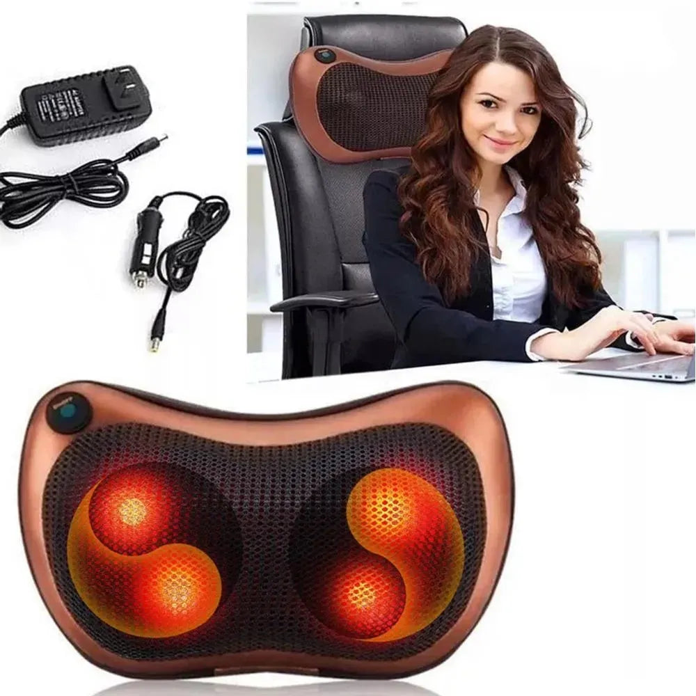 Cojín Masajeador, Vibrador, Espalda, Lumbar, Pies, Cuello